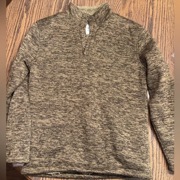 Weatherproof Vintage men’s quarter button up fleece sweater Medium - Picture 1 of 4